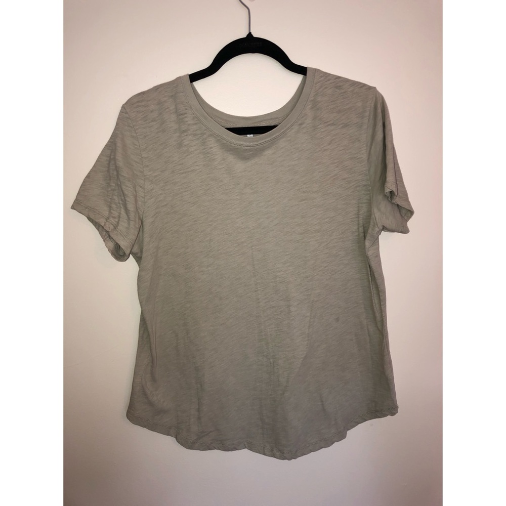 Green Short Sleeve Top